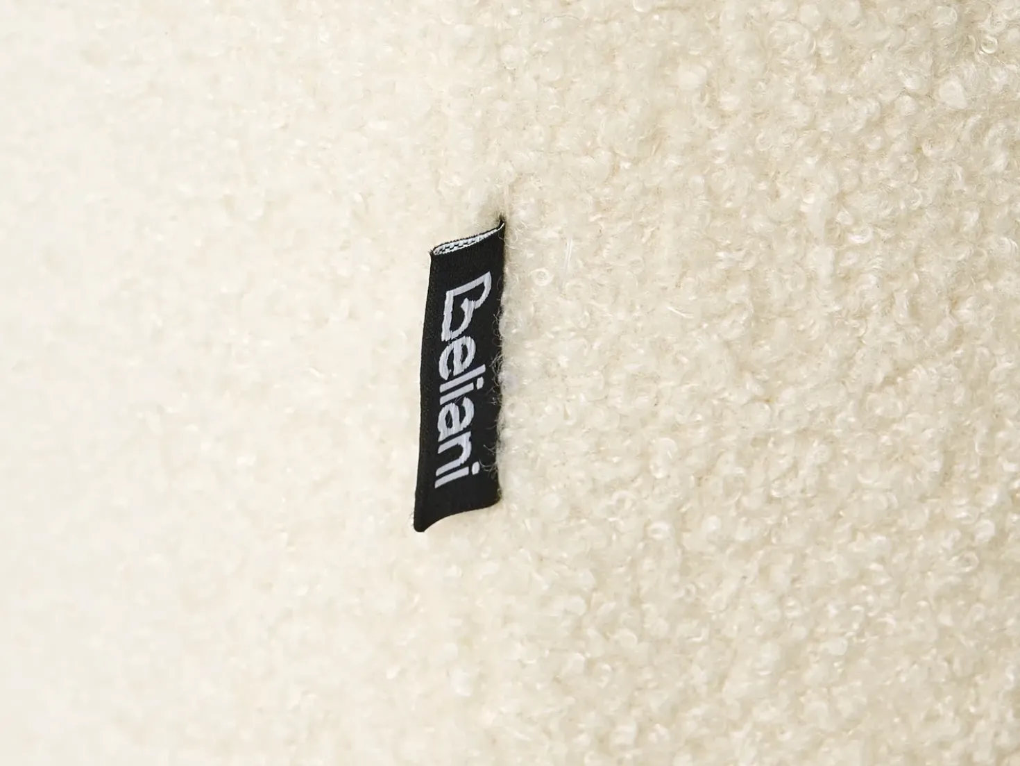 Chaise longue NERBO Bouclé Bianco sporco