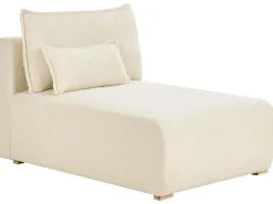 Chaise longue NERBO Bouclé Bianco sporco