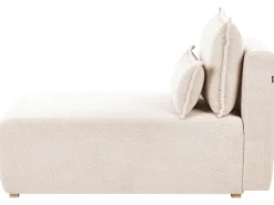 Chaise longue NERBO Bouclé Beige