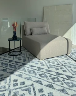 Chaise longue NERBO Bouclé Beige