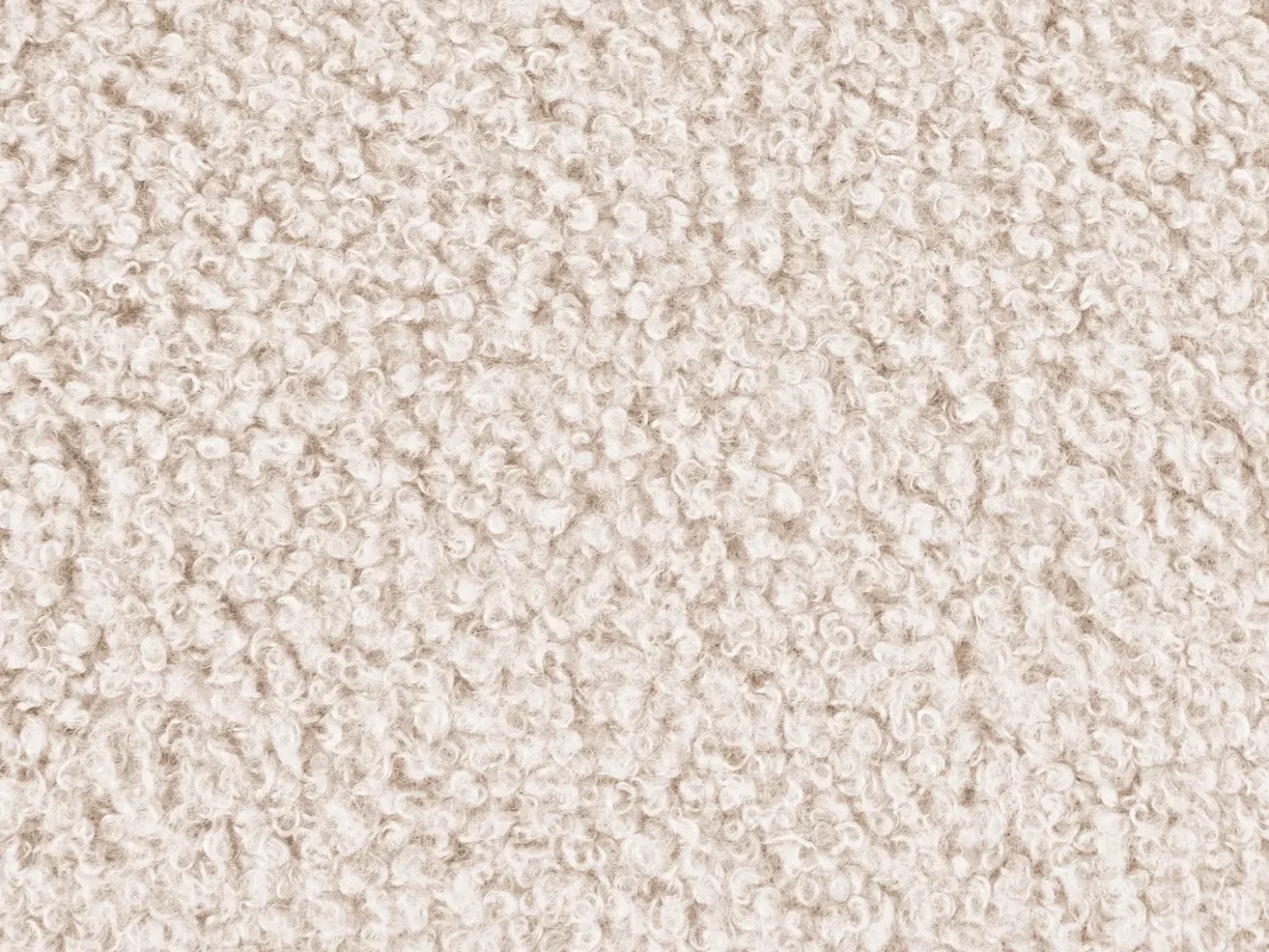 Chaise longue NERBO Bouclé Beige
