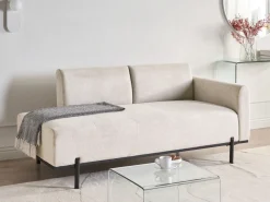 Chaise longue SAVASSE Lino sintetico Beige chiaro