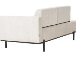 Chaise longue SAVASSE Lino sintetico Beige chiaro