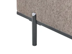 Chaise longue SAVASSE Lino sintetico Marrone chiaro