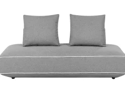 Chaise longue SEILLANS Tessuto Grigio