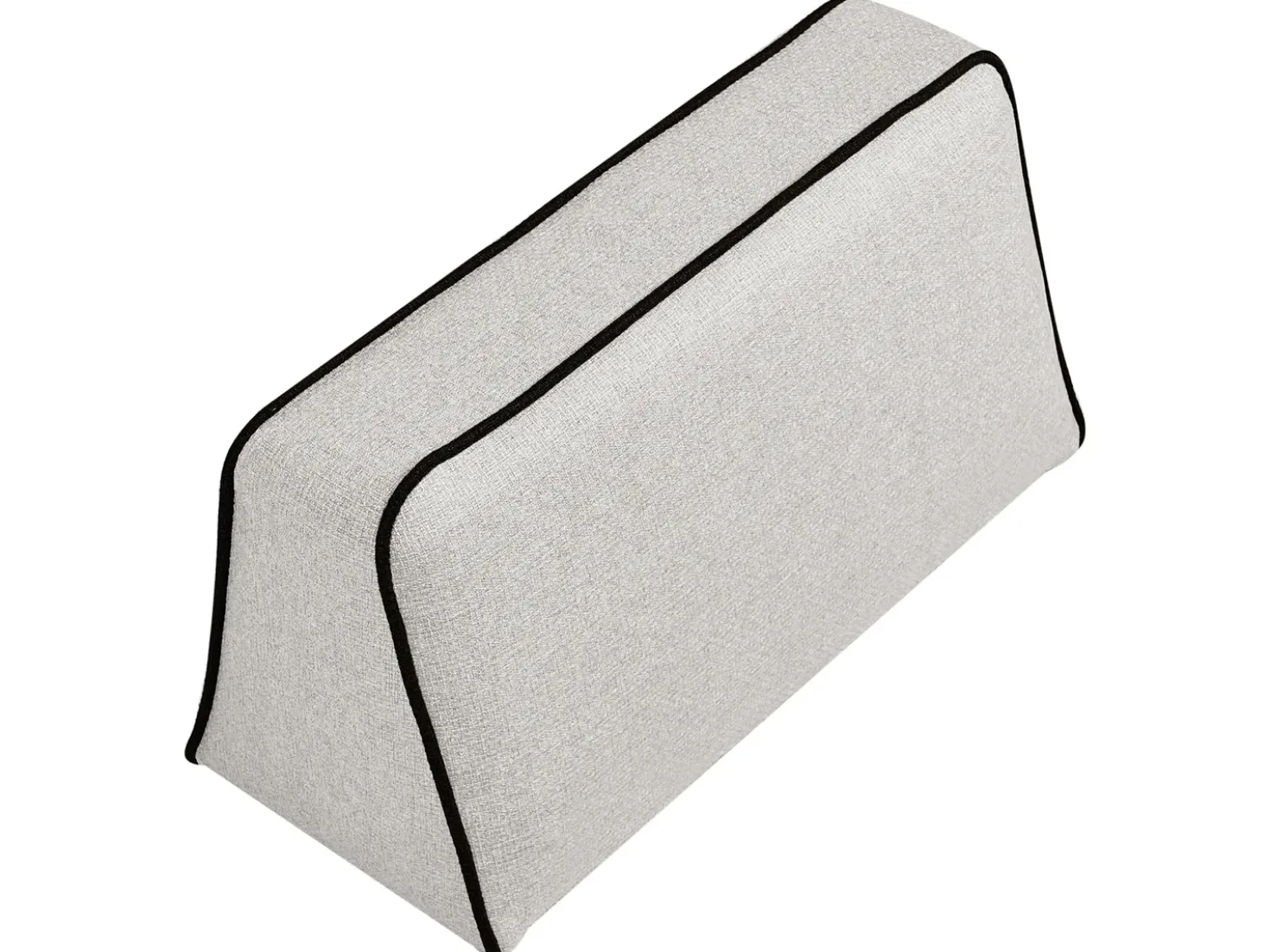 Chaise longue SEILLANS Tessuto Grigio chiaro