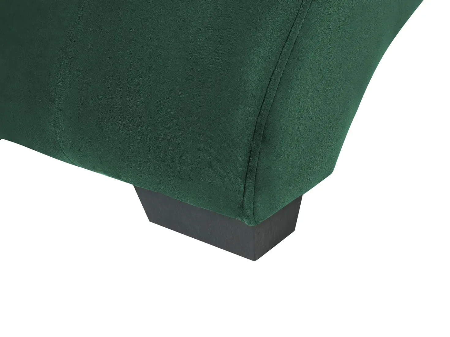 Chaise longue SIMORRE Velluto Verde smeraldo con altoparlante Bluetooth integrato
