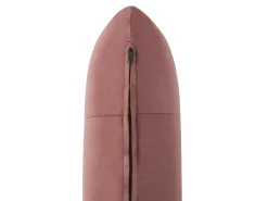 Chaise longue SIMORRE Velluto Rosa pastello con altoparlante Bluetooth integrato