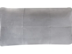 Chaise longue SIMORRE Velluto Grigio con altoparlante Bluetooth integrato
