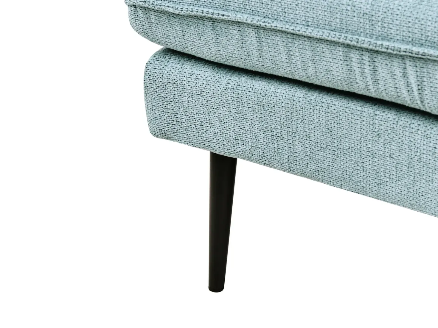 Chaise longue versione destra YERRES Tessuto Azzurro