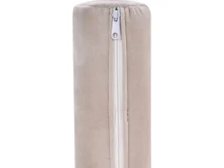 Chaise longue versione destra PESSAC Velluto Beige chiaro con contenitore