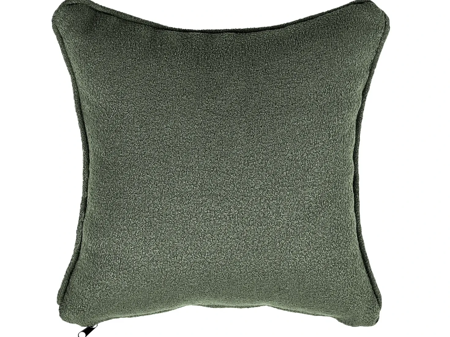 Chaise longue versione destra CHEVANNES Bouclé Verde scuro