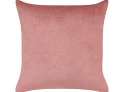 Chaise longue versione destra MERI Velluto Rosa con contenitore