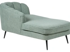 Chaise longue versione destra ALLIER Bouclé Verde