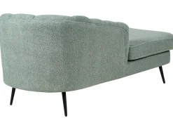 Chaise longue versione destra ALLIER Bouclé Verde