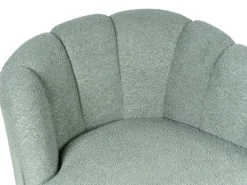 Chaise longue versione destra ALLIER Bouclé Verde