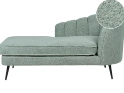 Chaise longue versione destra ALLIER Bouclé Verde