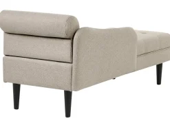 Chaise longue versione destra YVOIRE Tessuto Beige