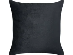 Chaise longue versione destra MERI Velluto Nero con contenitore