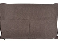 Chaise longue versione destra ROCAMADOUR Tessuto Marrone