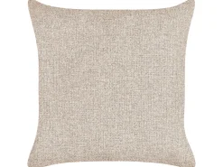 Chaise longue versione destra MERI Lino sintetico Marrone chiaro con contenitore