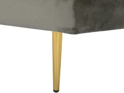 Chaise longue versione destra MIRAMAS Velluto Tortora
