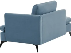 Chaise longue versione destra SIEVOZ Tessuto Blu