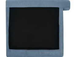 Chaise longue versione destra SIEVOZ Tessuto Blu