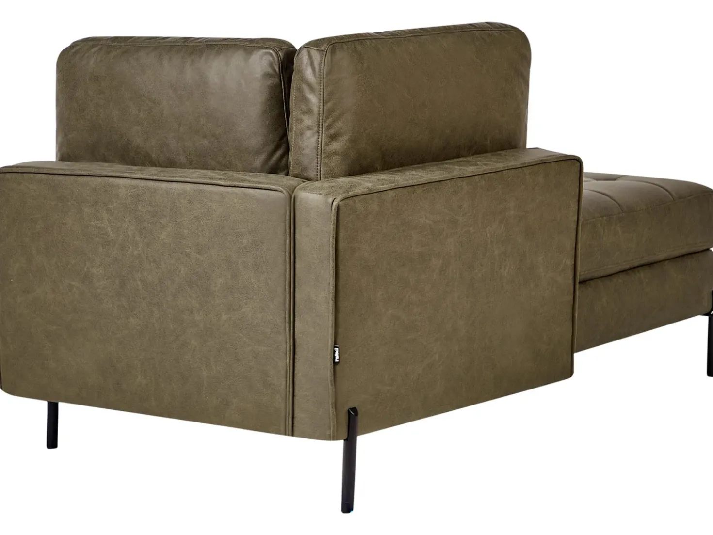 Chaise longue versione destra REBAIS Pelle sintetica Verde