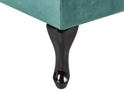 Chaise longue versione destra PESSAC Velluto Foglia di tè con contenitore