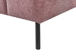 Chaise longue versione destra LANNILS Tessuto Rosa