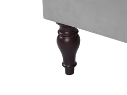 Chaise longue versione destra PESSAC Velluto Grigio chiaro con contenitore