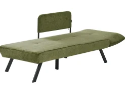 Chaise longue versione destra ROCAMADOUR Tessuto Verde