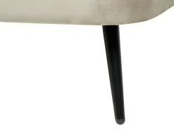 Chaise longue versione destra ALLIER Velluto Beige