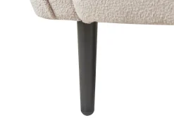 Chaise longue versione destra CHEVANNES Bouclé Beige chiaro