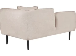 Chaise longue versione destra CHEVANNES Bouclé Beige chiaro