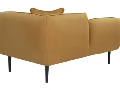 Chaise longue versione destra CHEVANNES Bouclé Senape