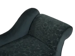 Chaise longue versione destra BIARRITZ Velluto Verde scuro