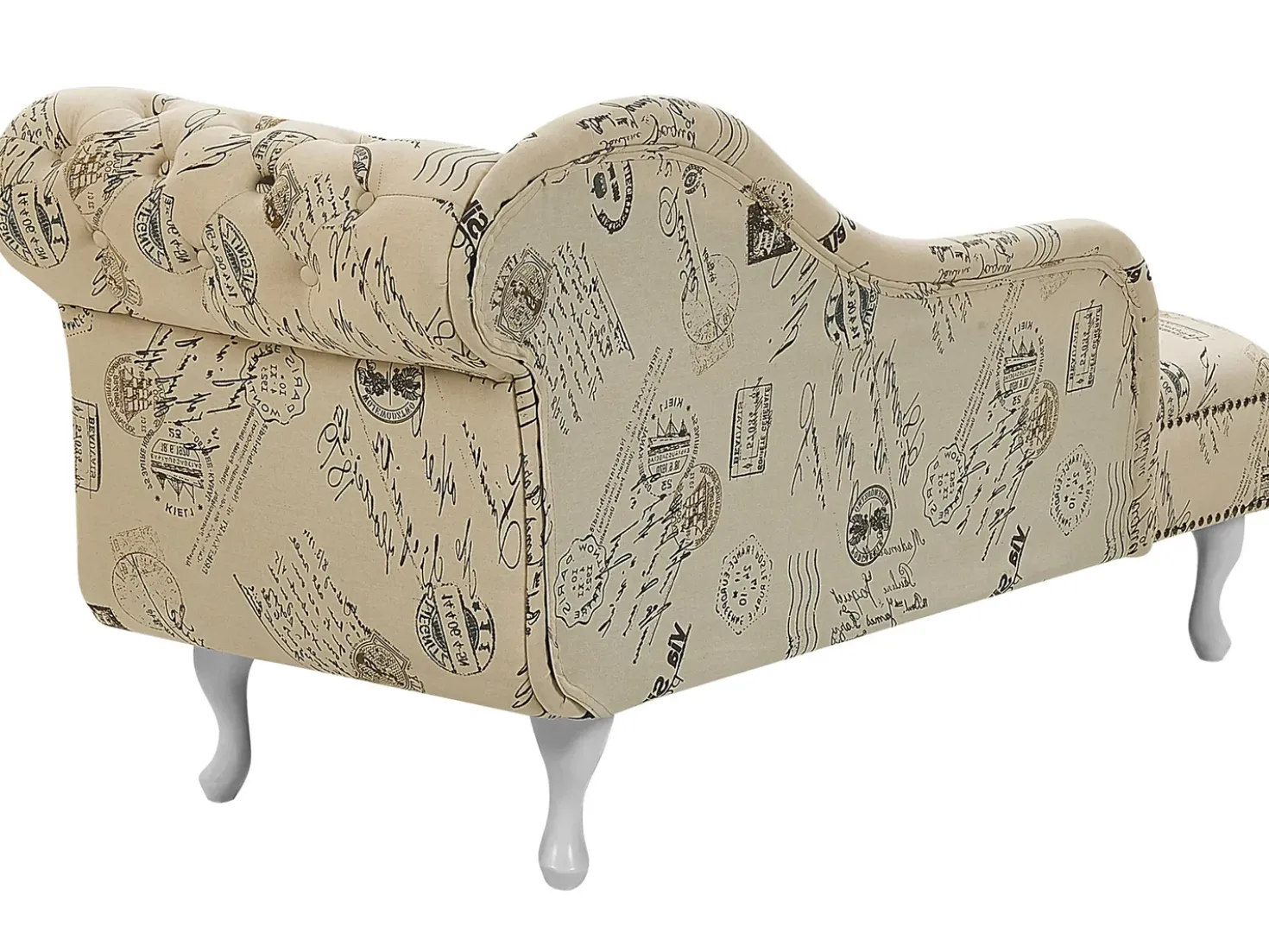 Chaise longue versione destra NIMES Tessuto Beige