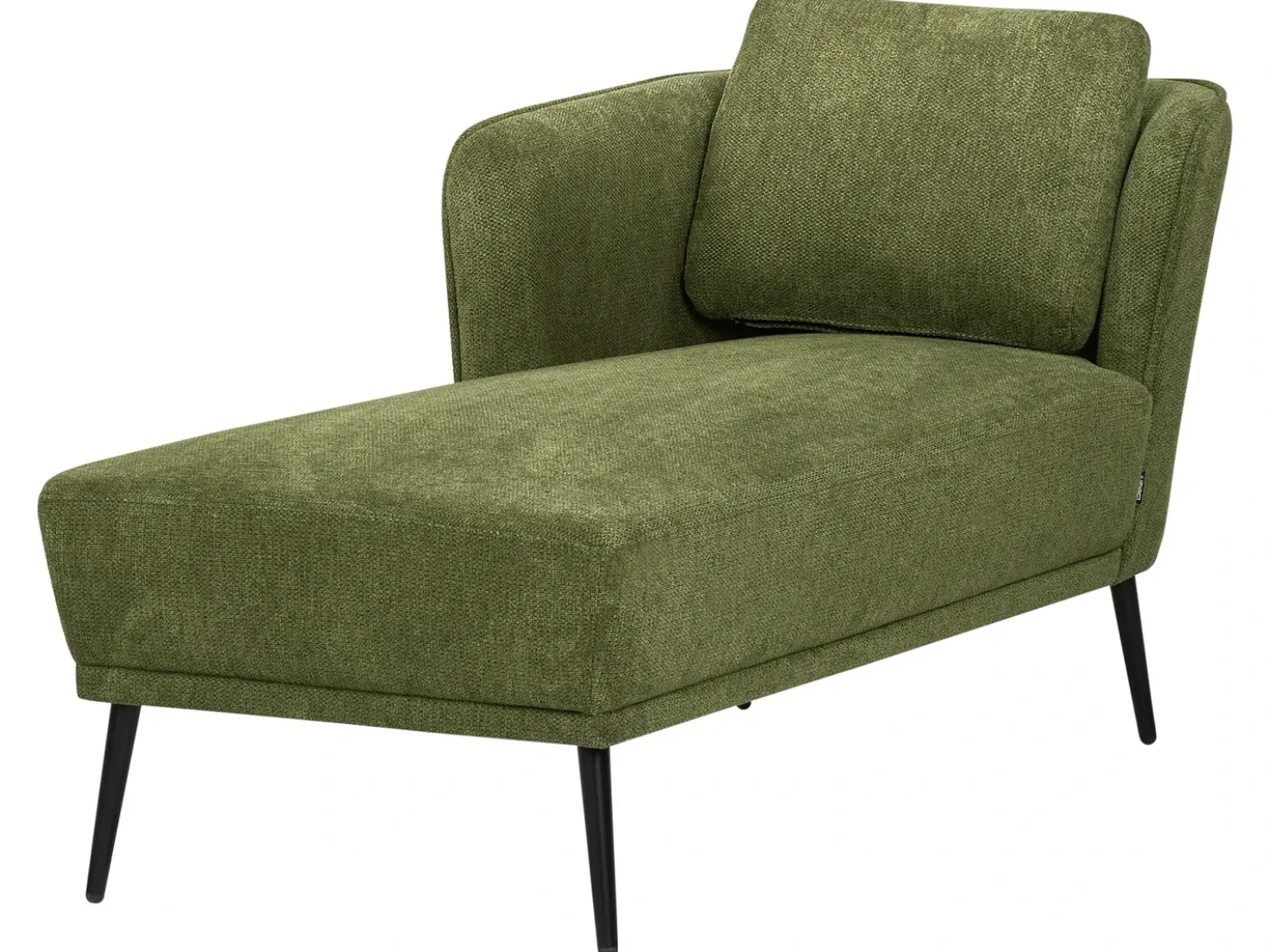 Chaise longue versione destra ARTHEZE Tessuto Verde scuro
