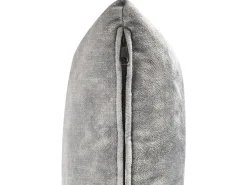 Chaise longue versione destra LATTES II Velluto Grigio con cuscino