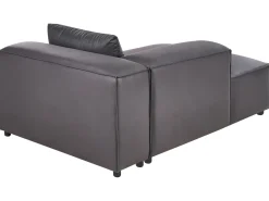 Chaise longue versione destra BRANDE Tessuto Nero