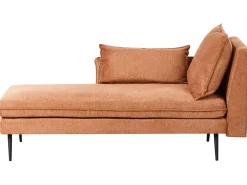 Chaise longue versione destra YERRES Tessuto Arancione
