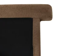 Chaise longue versione destra SIEVOZ Tessuto Marrone