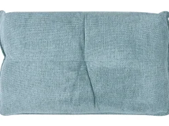 Chaise longue versione destra ROCAMADOUR Tessuto Azzurro