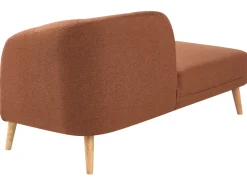 Chaise longue versione destra TANLAY Tessuto Marrone dorato