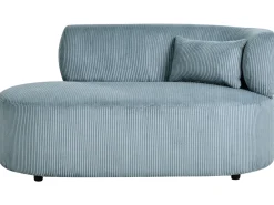 Chaise longue versione destra VANVEY Velluto a coste Blu