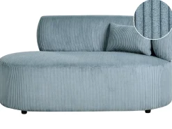 Chaise longue versione destra VANVEY Velluto a coste Blu