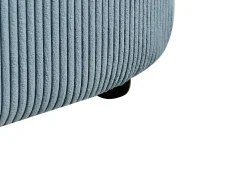 Chaise longue versione destra VANVEY Velluto a coste Blu