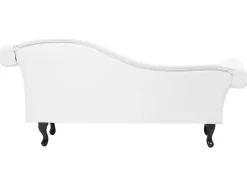 Chaise longue versione destra LATTES Pelle sintetica Bianco